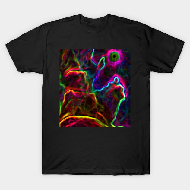 Black Panther Art - Glowing Edges 112 T-Shirt by The Black Panther